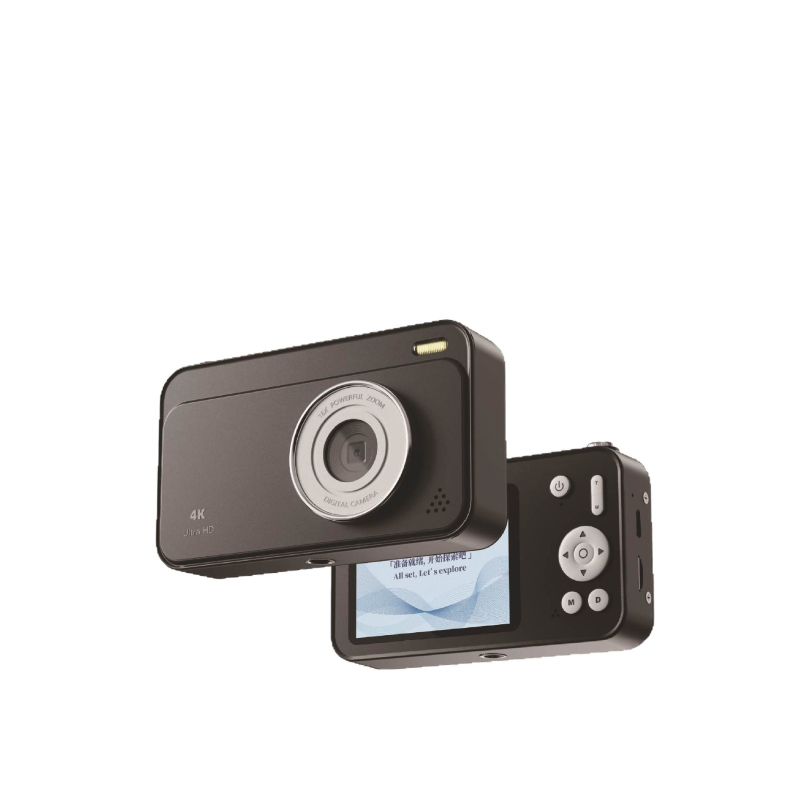 Cameră digitală CCD cu senzor 1/1.7'', peste 20MP, zoom digital 8x, ecran LCD 2.3'', mod manual