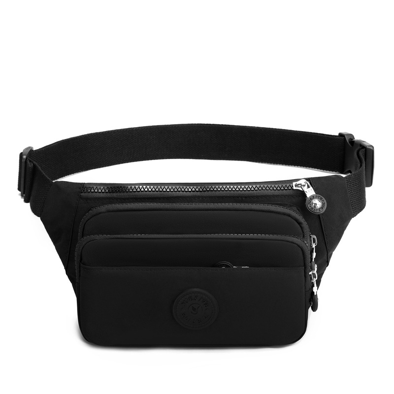 Ženska nylon crossbody torba – gradski stil, zatvarač, unutarnji džep za telefon, džep za identifikaciju, poliester podstava, jesen 2024
