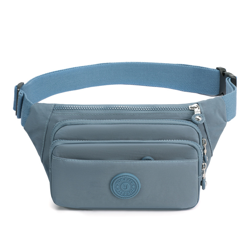 Ženska nylon crossbody torba – gradski stil, zatvarač, unutarnji džep za telefon, džep za identifikaciju, poliester podstava, jesen 2024