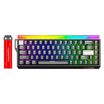 LDON68PRO Mehanička tipkovnica s magnetnim osovinama, 87 tipki, žično, RGB podsvjetljenje