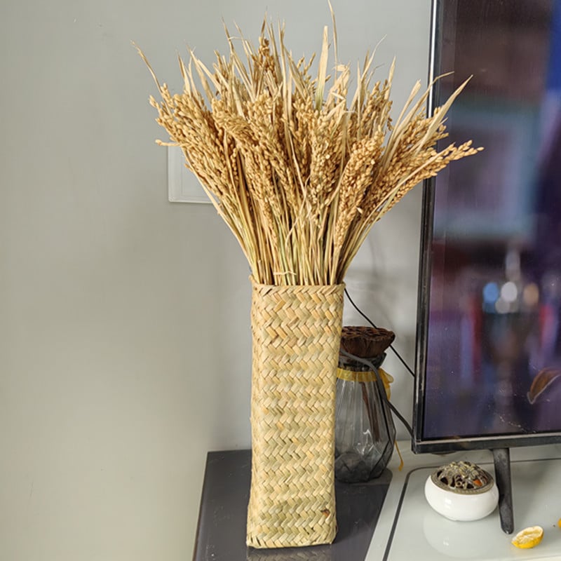 Διάκοσμητικό με αυτιά ρυζιού και αποξηραμένα άνθη για γάμους, φωτογραφικά σκηνικά και διακόσμηση σπιτιού