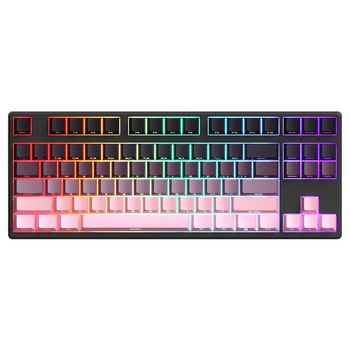 Dagkk87 Tastatură mecanică fără fir cu iluminare RGB, trei moduri de conectare Bluetooth, taste RGB personalizabile, construcție ABS