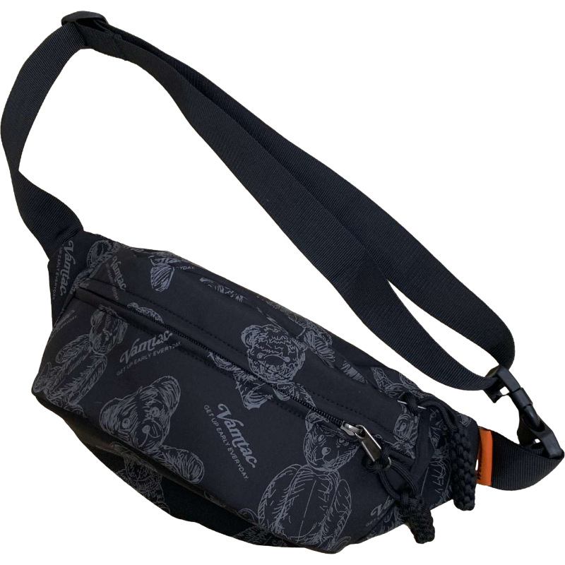 Djevojačka crossbody torba – najlon, zatvarač, džep za telefon, podstava od poliestera, ulični stil