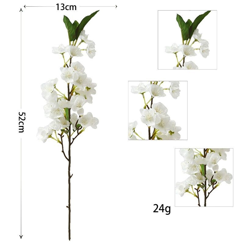 Umjetni sakura cvijet, jedan stabljika, brend Green field, materijal: plastika i svila, Ručni rad: Drugo, Sorte: 19037836944, za kućnu dekoraciju