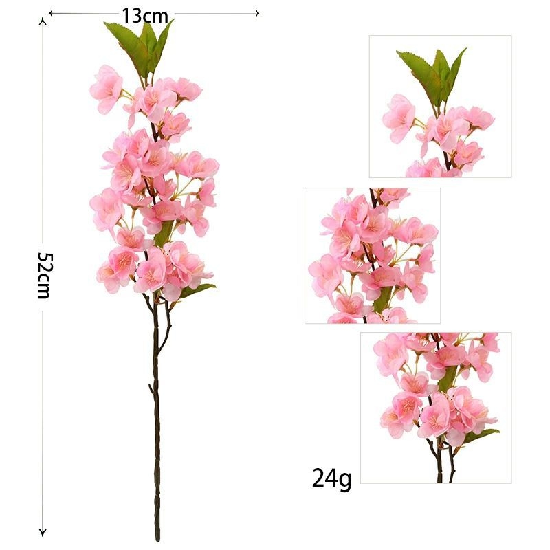 Umjetni sakura cvijet, jedan stabljika, brend Green field, materijal: plastika i svila, Ručni rad: Drugo, Sorte: 19037836944, za kućnu dekoraciju