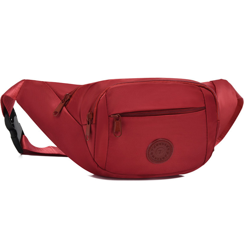 Borsetă de talie pentru telefon, capacitate mare, impermeabilă, cross-body pentru drumeții, buzunar pentru documente și buzunar interior de tip patch (Oxford țesătură; fermoar; buzunar pentru documente; buzunar patch interior; buzunar intermediar)