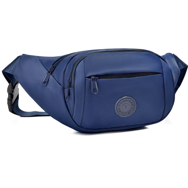 Borsetă de talie pentru telefon, capacitate mare, impermeabilă, cross-body pentru drumeții, buzunar pentru documente și buzunar interior de tip patch (Oxford țesătură; fermoar; buzunar pentru documente; buzunar patch interior; buzunar intermediar)