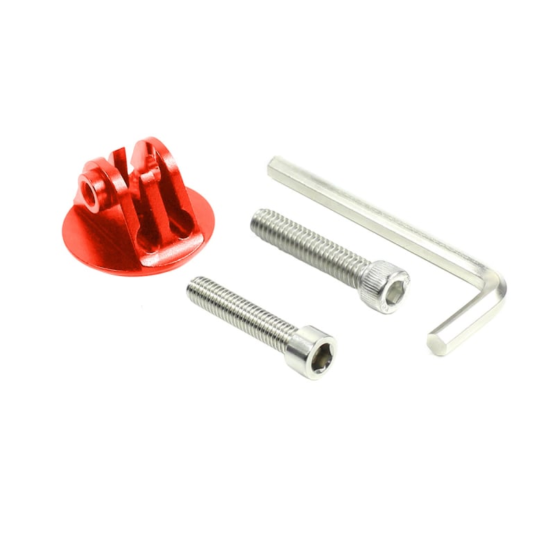 Αντάπτορας ποδηλατικού στηρίγματος για κάμερες δράσης, κράμα αλουμινίου, συμβατός με GoPro/YI, ενιαίο σχέδιο, περιλαμβάνει 1 σετ αντάπτορα