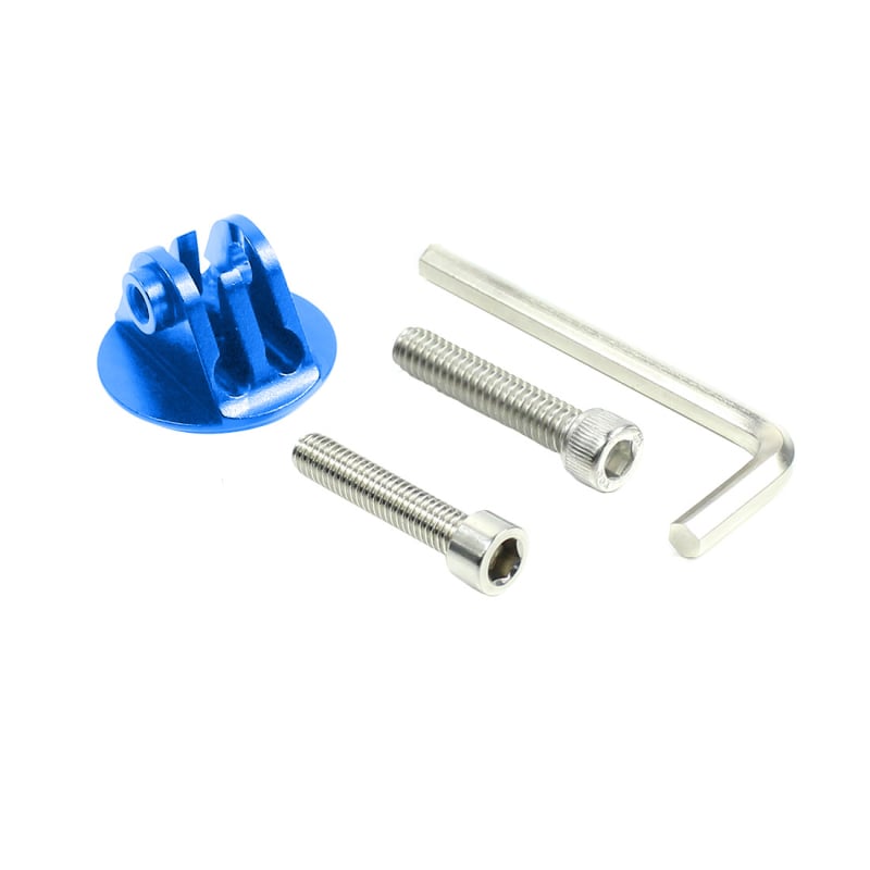 Αντάπτορας ποδηλατικού στηρίγματος για κάμερες δράσης, κράμα αλουμινίου, συμβατός με GoPro/YI, ενιαίο σχέδιο, περιλαμβάνει 1 σετ αντάπτορα