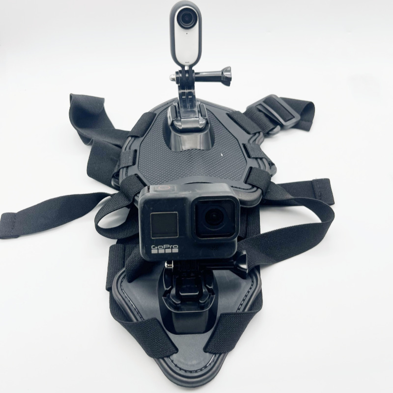 GoPro hamă pentru câine - Curea frontală pentru torace; Universal compatibil; Material: plastic + bandă elastică; Posibilitate adăugare logo; Include curea torace individuală