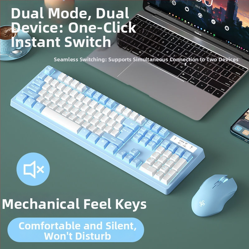 Bezdrôtový set klávesnice a myši — USB klávesnica, USB myš, bezdrôtový set