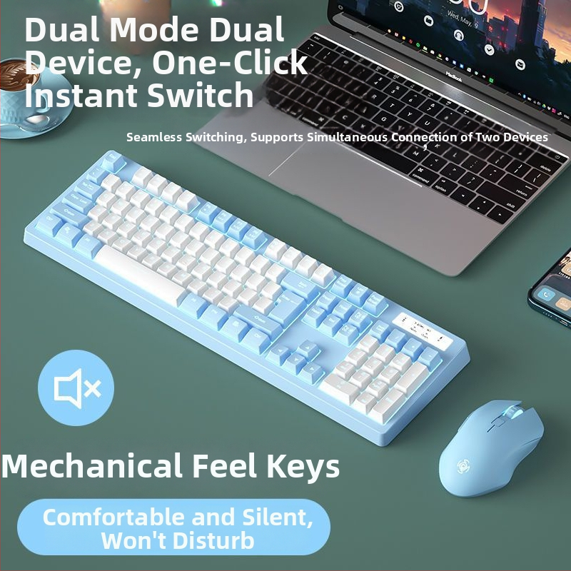 Bezdrôtový set klávesnice a myši — USB klávesnica, USB myš, bezdrôtový set