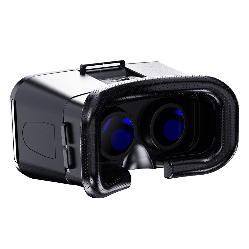 Vrpark-v6 VR brilles galvas stiprināšanai – saderīgas ar 4.7–6.7 collu viedtālruņiem, plastmasas korpuss, svars 360 g, 3D filmu skatīšana un spēļu telpa
