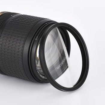 Split Prism szűrő DSLR fényképezőgéphez – UV szűrő, modell LJ19, tiszta feldolgozás, kompatibil több rögzítéssel