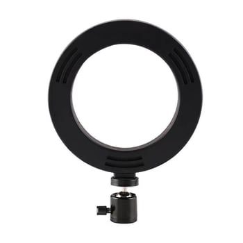 Φωτιστικό δαχτυλιδιού LED με ρυθμιζόμενη θερμοκρασία χρώματος για ζωντανές μεταδόσεις, selfies και μακιγιάζ – Ισχύς κάτω από 10W, USB 5V