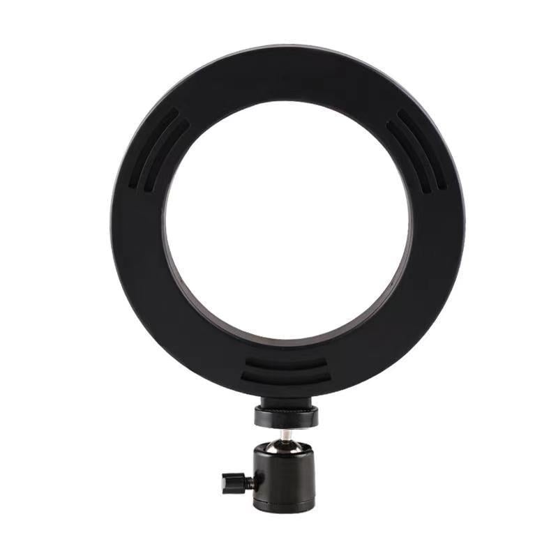 Φωτιστικό δαχτυλιδιού LED με ρυθμιζόμενη θερμοκρασία χρώματος για ζωντανές μεταδόσεις, selfies και μακιγιάζ – Ισχύς κάτω από 10W, USB 5V