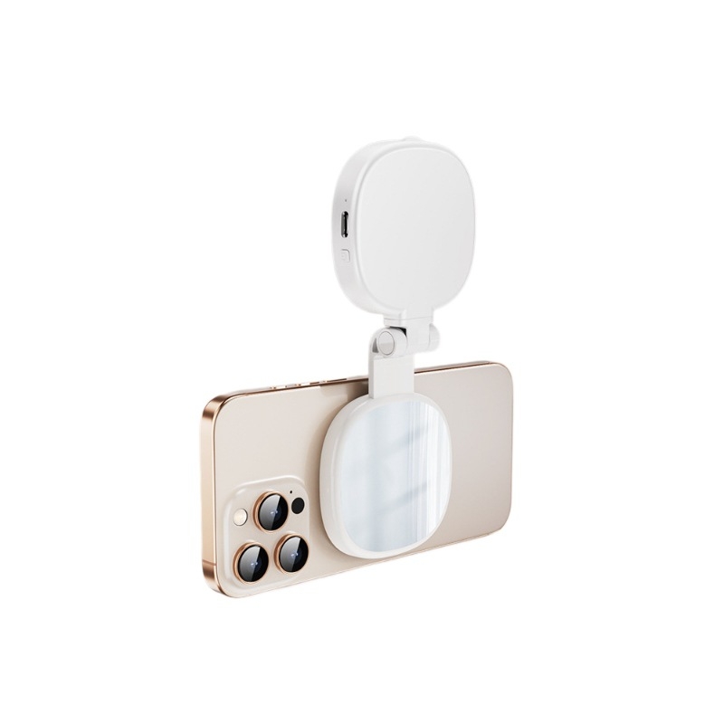 MagSafe μαγνητικό φως πλήρωσης για κινητό τηλέφωνο – φορητό φωτιστικό selfie για ζωντανές μεταδόσεις, εξωτερική φωτογράφηση, χειροκίνητη χρήση, 2W, 5V/1A, 2500–9900K