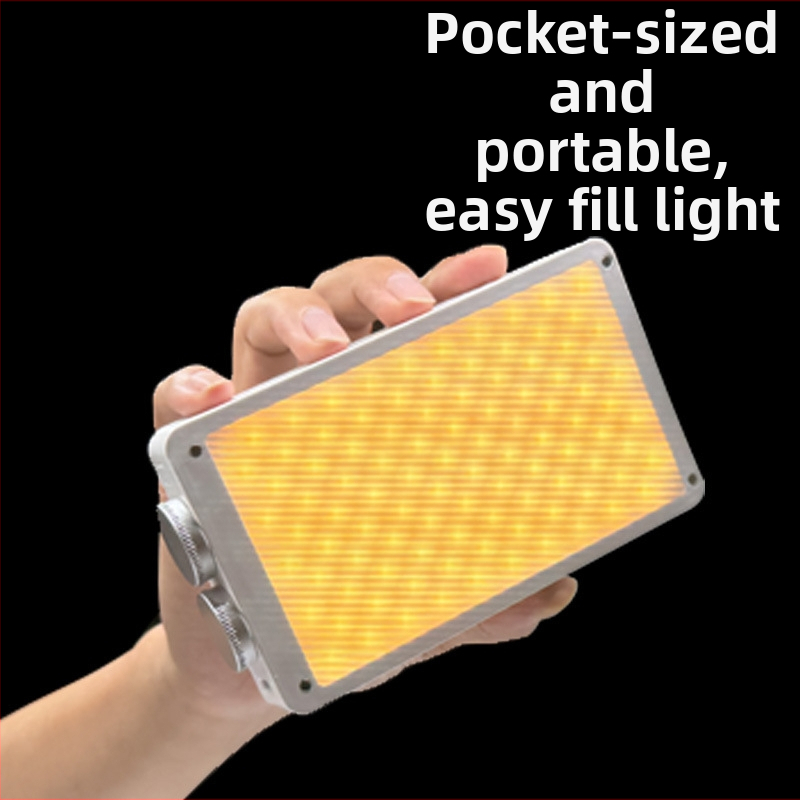 VL-40 40W LED Vreckové Svítilo pre Mobilné Telefóny/Kamery — vstavaná batéria, tri teploty Farieb, Ručné Ovládanie, Prenosné pre Vonkajší Live Streaming a Fotografovanie