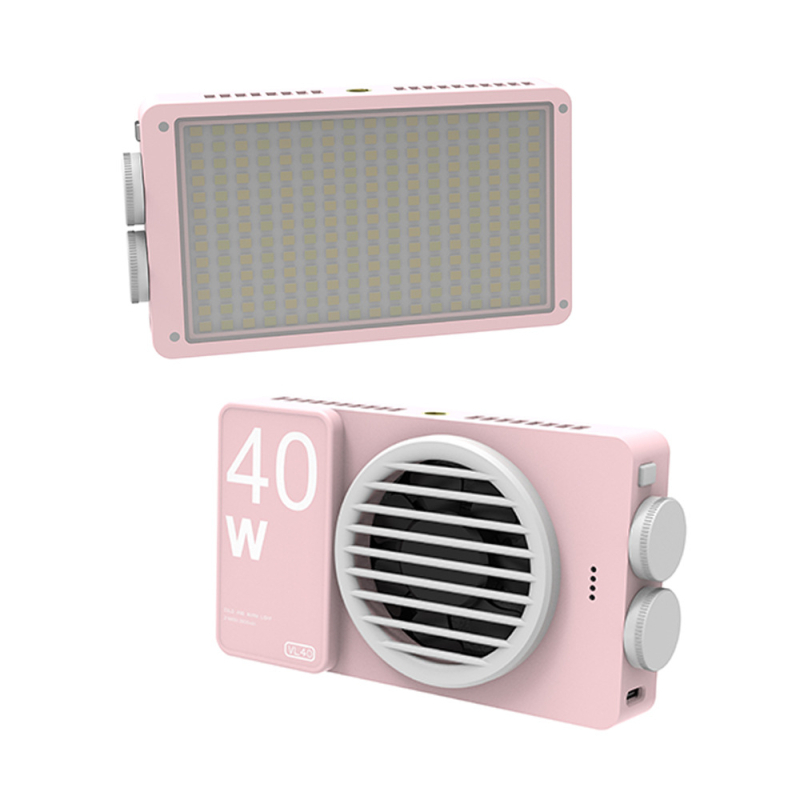 VL-40 LED Φωτιστικό Συμπληρωματικό Τσέπης για Κινητό Τηλέφωνο ή Κάμερα — Ενσωματωμένη Μπαταρία, Τρεις Θερμοκρασίες Φωτός, Χειροκίνητος Έλεγχος, Φορητό για Εξωτερική Ζωντανή Μετάδοση και Φωτογράφιση