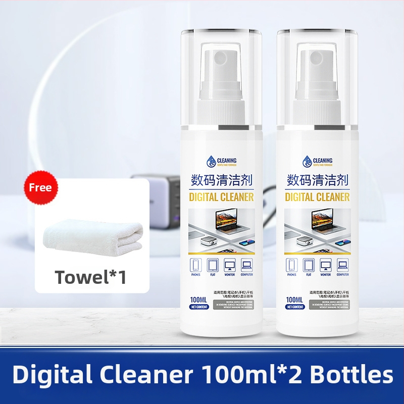 Universāls tīrīšanas sprejs portatīvajiem datoriem un datoriem, modelis 312; universāls tīrīšanas komplekts; ar dejonizētu ūdeni un virsmaktīvām vielām