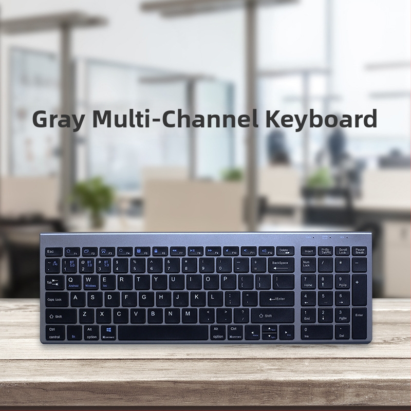 Bezdrôtový set klávesnice a myši Bluetooth, 1600 DPI, ergonomický, vodotesný, tri režimy, model K007