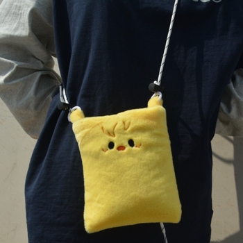 Stay Li Longfu Koncertni ruksak - Uličnog stila od pliša, zatvarač, unutarnja džep za telefon, unutarnji prostor, poliester podstava