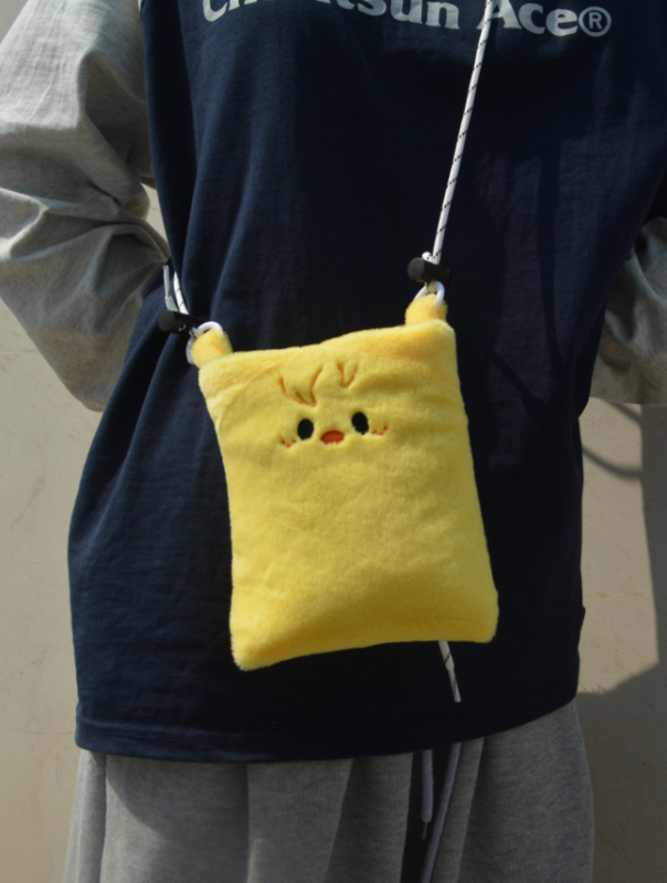 Stay Li Longfu Koncertni ruksak - Uličnog stila od pliša, zatvarač, unutarnja džep za telefon, unutarnji prostor, poliester podstava