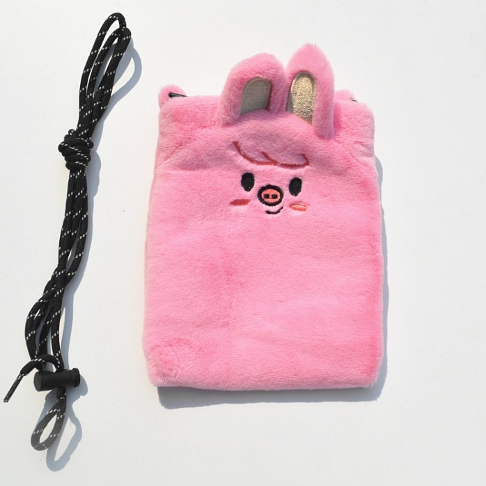 Stay Li Longfu Koncertni ruksak - Uličnog stila od pliša, zatvarač, unutarnja džep za telefon, unutarnji prostor, poliester podstava