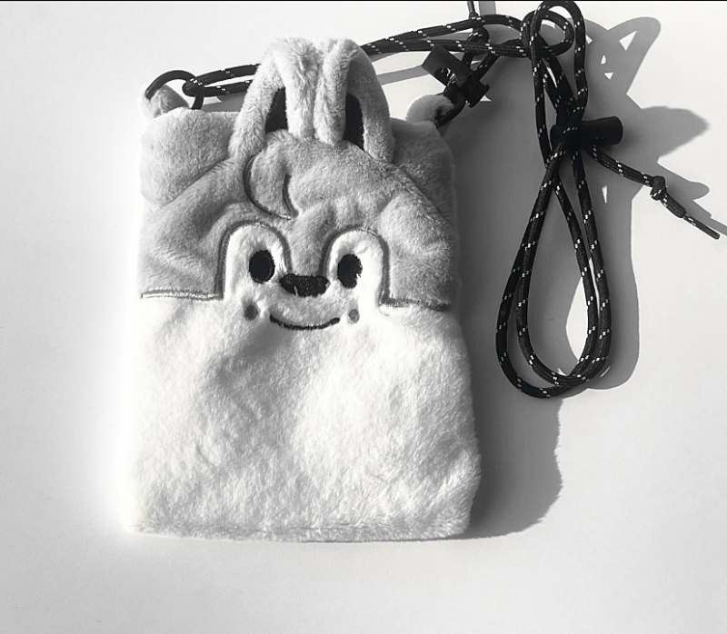 Stay Li Longfu Koncertni ruksak - Uličnog stila od pliša, zatvarač, unutarnja džep za telefon, unutarnji prostor, poliester podstava