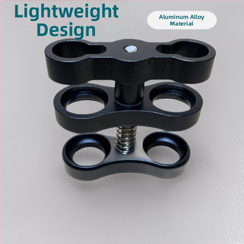 GoPro príslušenstvo z hliníkovej zliatiny – ultraľahké potápačské svetelné rameno s CNC motýľovým klipom