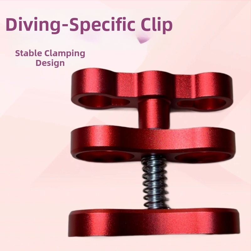 GoPro príslušenstvo z hliníkovej zliatiny – ultraľahké potápačské svetelné rameno s CNC motýľovým klipom