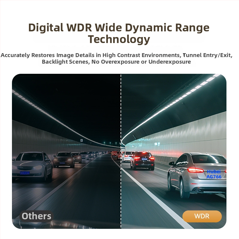 Auto dash kamera s 360° vidnim kutem, 1296p rezolucijom, USB sučeljem, podrškom SD kartice, bez zaslona