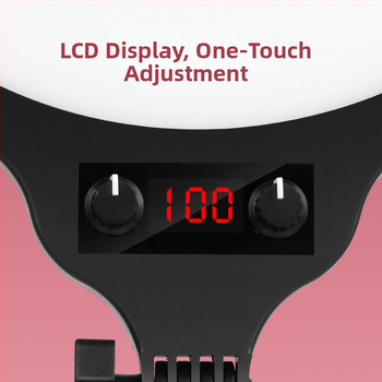 LED osvetlenie pre živé vysielanie, model AL-10, 15W, 5V 2A