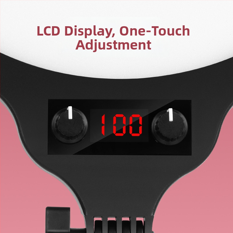 LED osvetlenie pre živé vysielanie, model AL-10, 15W, 5V 2A