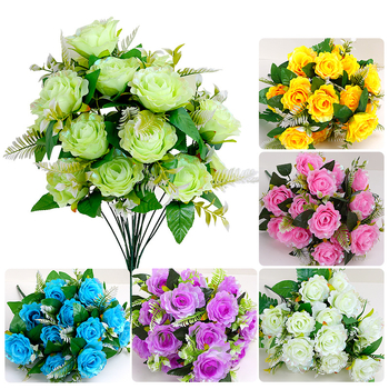 Pengxuan Flori de mătase pentru decor de nuntă – fundal decorativ, recuzită pentru fotografie, decor de casă (Brand: Pengxuan; Material: flori de mătase; Meșteșug: stilizare; Scop: nuntă, exterior, rekvizite foto, decor casnic)