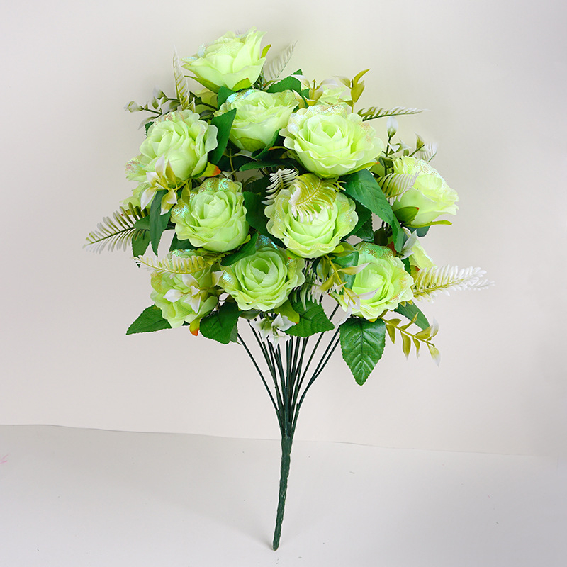 Pengxuan Flori de mătase pentru decor de nuntă – fundal decorativ, recuzită pentru fotografie, decor de casă (Brand: Pengxuan; Material: flori de mătase; Meșteșug: stilizare; Scop: nuntă, exterior, rekvizite foto, decor casnic)