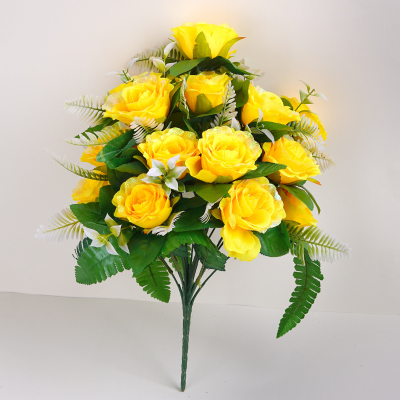 Pengxuan Flori de mătase pentru decor de nuntă – fundal decorativ, recuzită pentru fotografie, decor de casă (Brand: Pengxuan; Material: flori de mătase; Meșteșug: stilizare; Scop: nuntă, exterior, rekvizite foto, decor casnic)