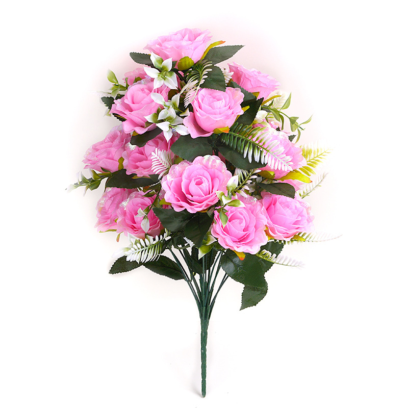 Pengxuan Flori de mătase pentru decor de nuntă – fundal decorativ, recuzită pentru fotografie, decor de casă (Brand: Pengxuan; Material: flori de mătase; Meșteșug: stilizare; Scop: nuntă, exterior, rekvizite foto, decor casnic)