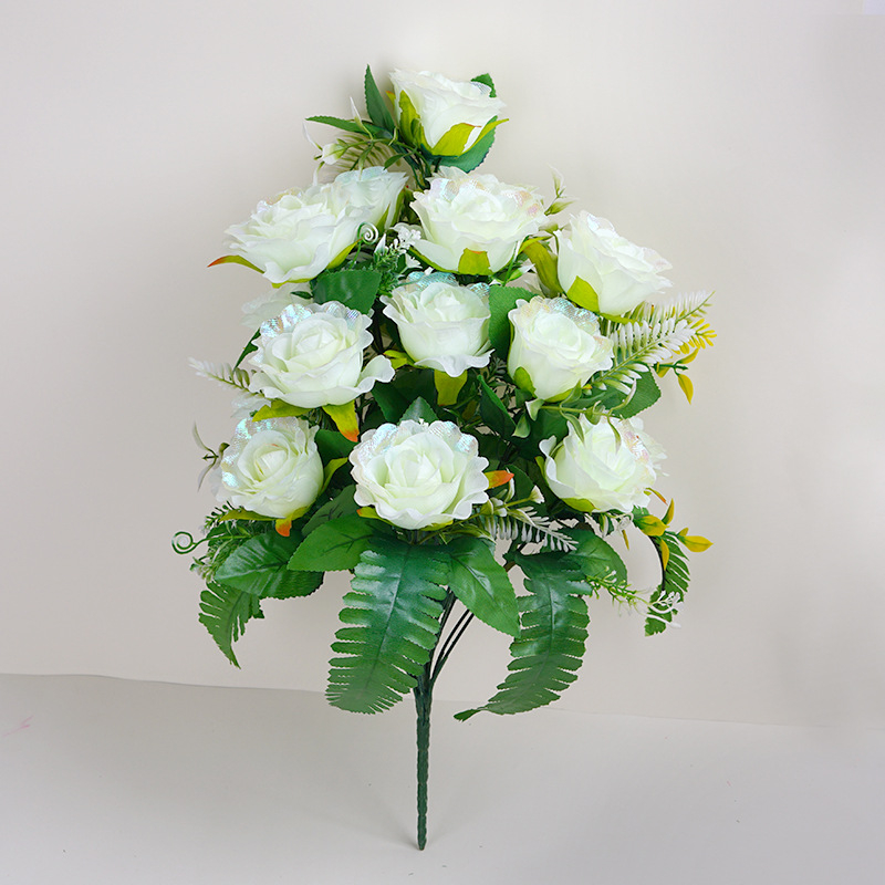 Pengxuan Flori de mătase pentru decor de nuntă – fundal decorativ, recuzită pentru fotografie, decor de casă (Brand: Pengxuan; Material: flori de mătase; Meșteșug: stilizare; Scop: nuntă, exterior, rekvizite foto, decor casnic)