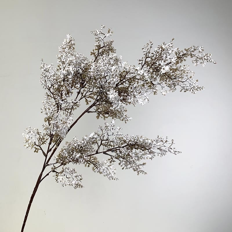 Τεχνητά κλαδιά με ομίχλη παγετού – κλαδιά από μεταξωτά λουλούδια, διακοσμητικά με έγχυση για γάμους, ξενοδοχεία και στούντιο