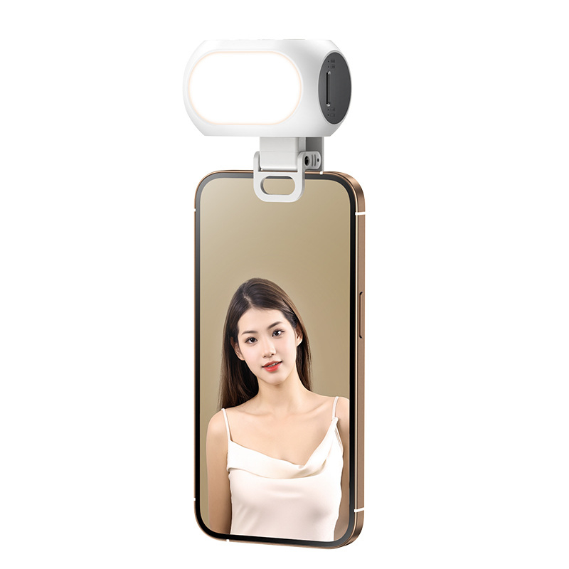 Lumină de iluminare magnetică pentru telefoane și gimbal de cameră – dispozitiv portabil pentru selfie cu temperatură de culoare reglabilă 2500K–9900K, sub 10W, baterie 800mAh, 5V/1A
