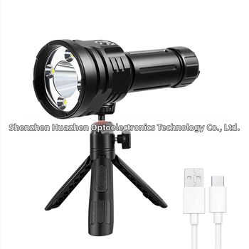 Zemūdens fotografēšanas gaisma ar 1 SST40 + 4 XHP50 LED, 5800 lm, alumīnija sakausējuma korpuss