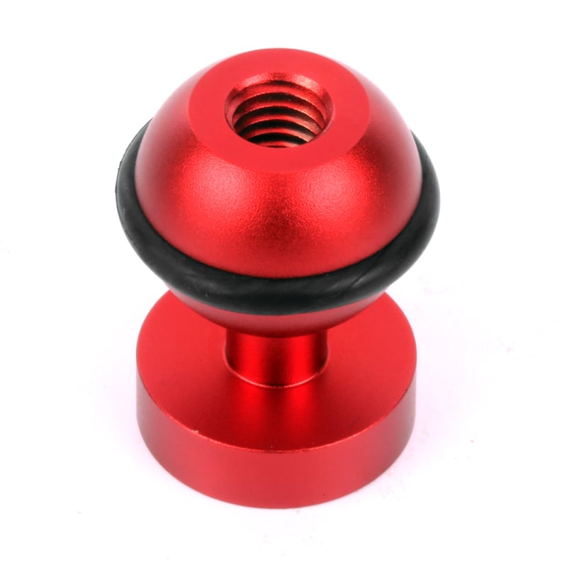 Адаптерна скоба за едноинчова топкова глава, алуминиева сплав, мини държач за подводно осветление при снимане, с 1/4-инчова шарова глава и 3/8-инчов пан/наклон