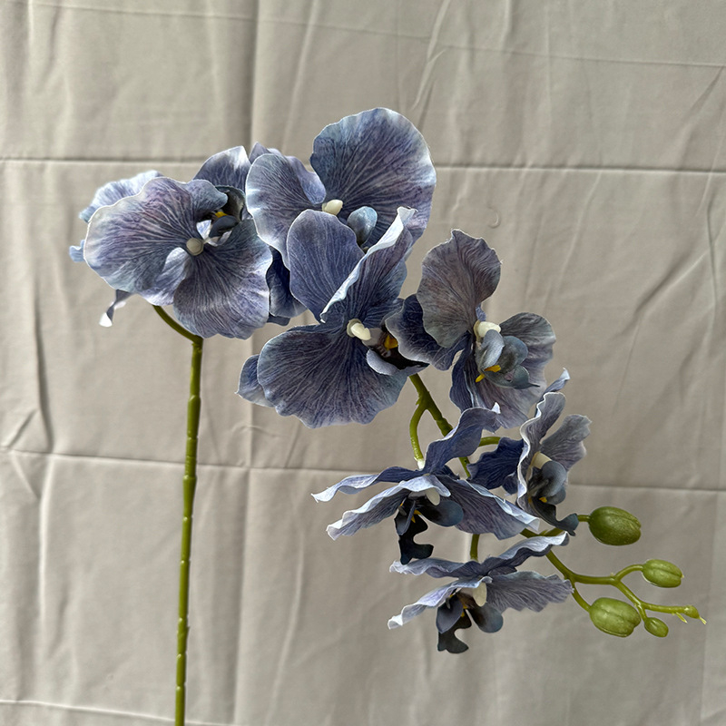 Flori artificiale Phalaenopsis din mătase – 9 tije, pentru nunți și decor acasă