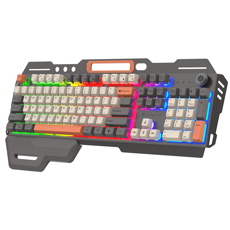 K90 metalni set gaming tipkovnice i miša, žični, 98+ tipki, RGB pozadinsko osvjetljenje, podrška za zglob