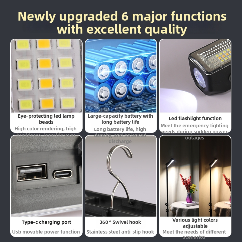 LED Φως Γέμισμα για Εξωτερικό Live Streaming - Φορητό Χειροκίνητο Φωτιστικό Φωτογράφισης με Τρεις Θερμοκρασίες Χρώματος, 5V, Έως 10W