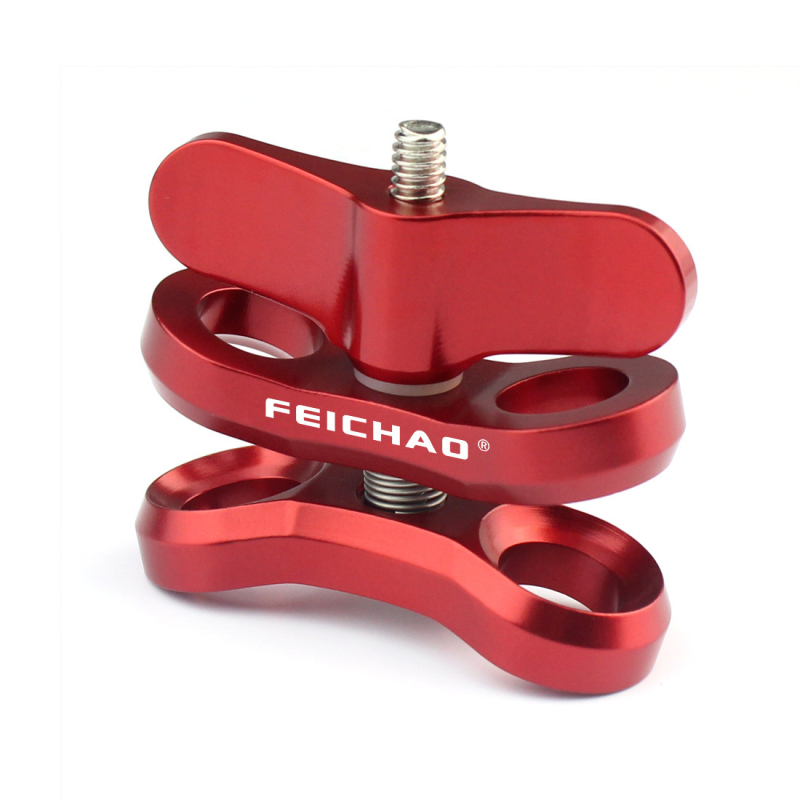FEICHAO Универсална клип-щипка с шарнирна глава за камери (алуминиева сплав, носимост 2–5 кг)