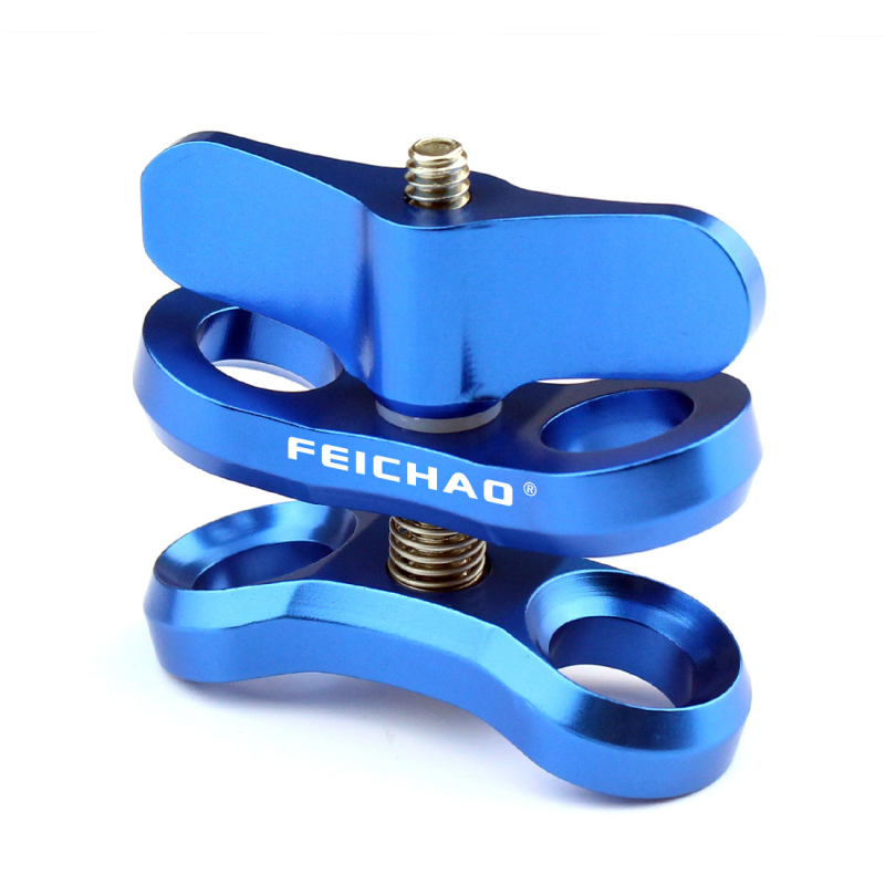 FEICHAO Универсална клип-щипка с шарнирна глава за камери (алуминиева сплав, носимост 2–5 кг)
