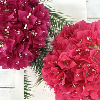 Umjetni buket bougainvillea, Qianduo svilenkasta tkanina, ručna izrada, za vjenčanja, rekviziti za fotografiju