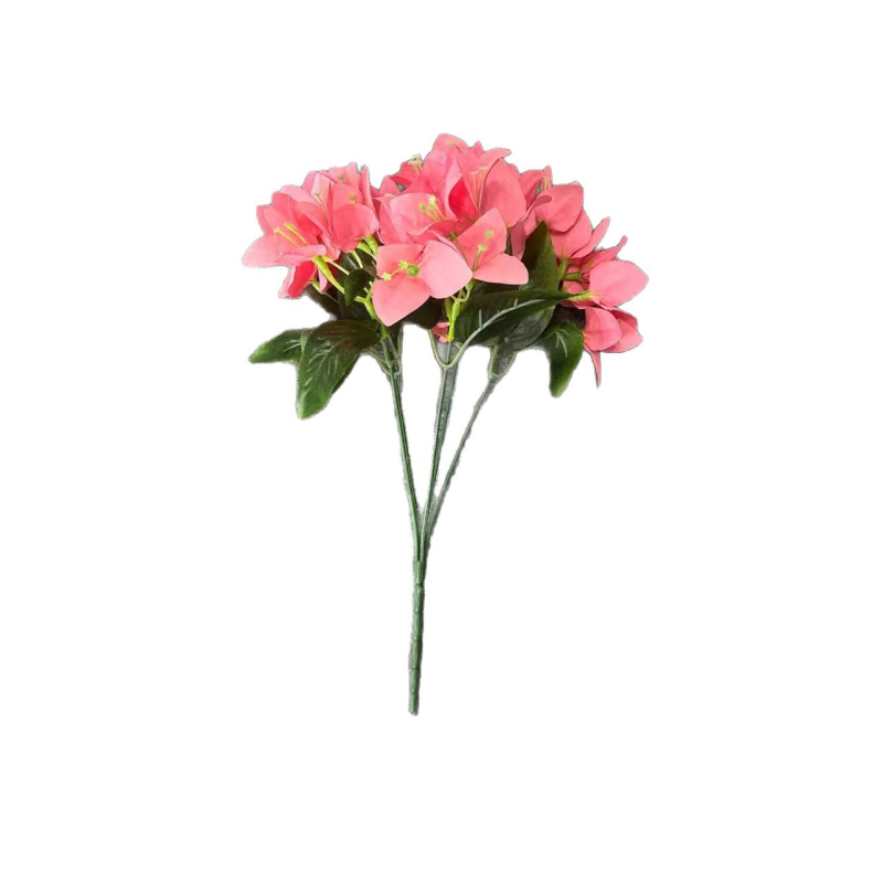 Umjetni buket bougainvillea, Qianduo svilenkasta tkanina, ručna izrada, za vjenčanja, rekviziti za fotografiju